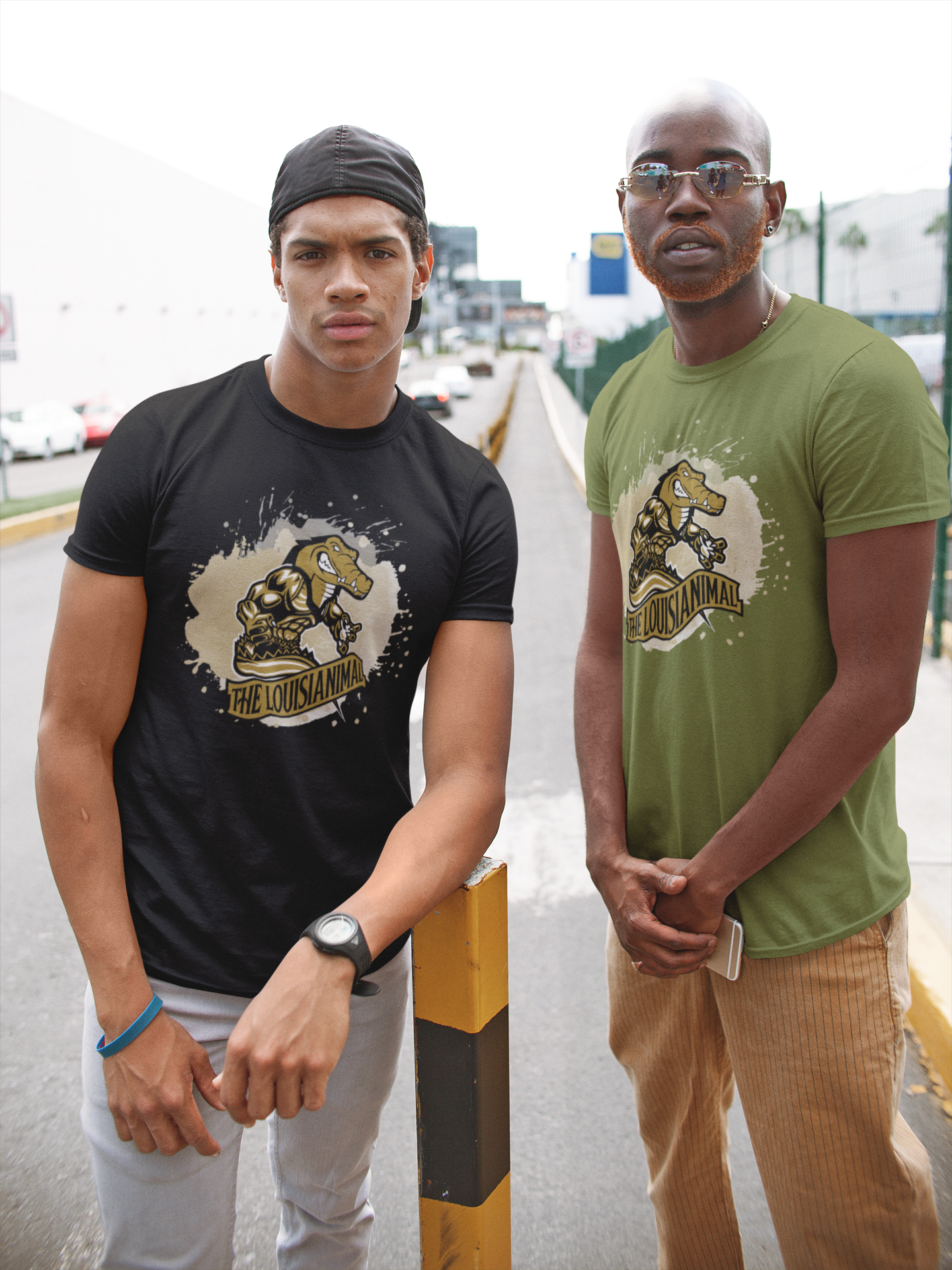 Black & Gold Logo Tee