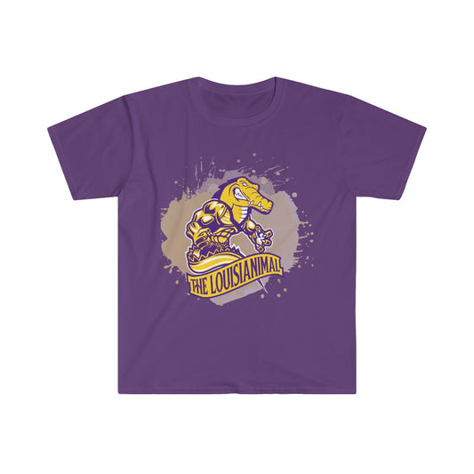 Purple & Yellow Logo Tee